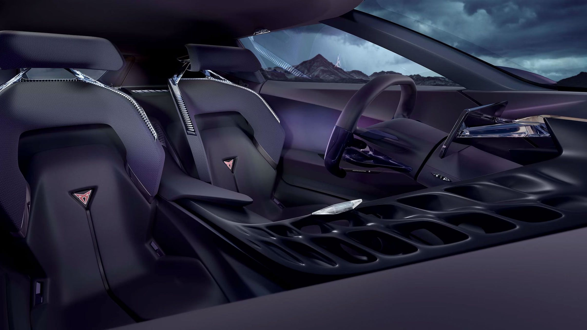 CUPRA Dark Rebel Front Sitze