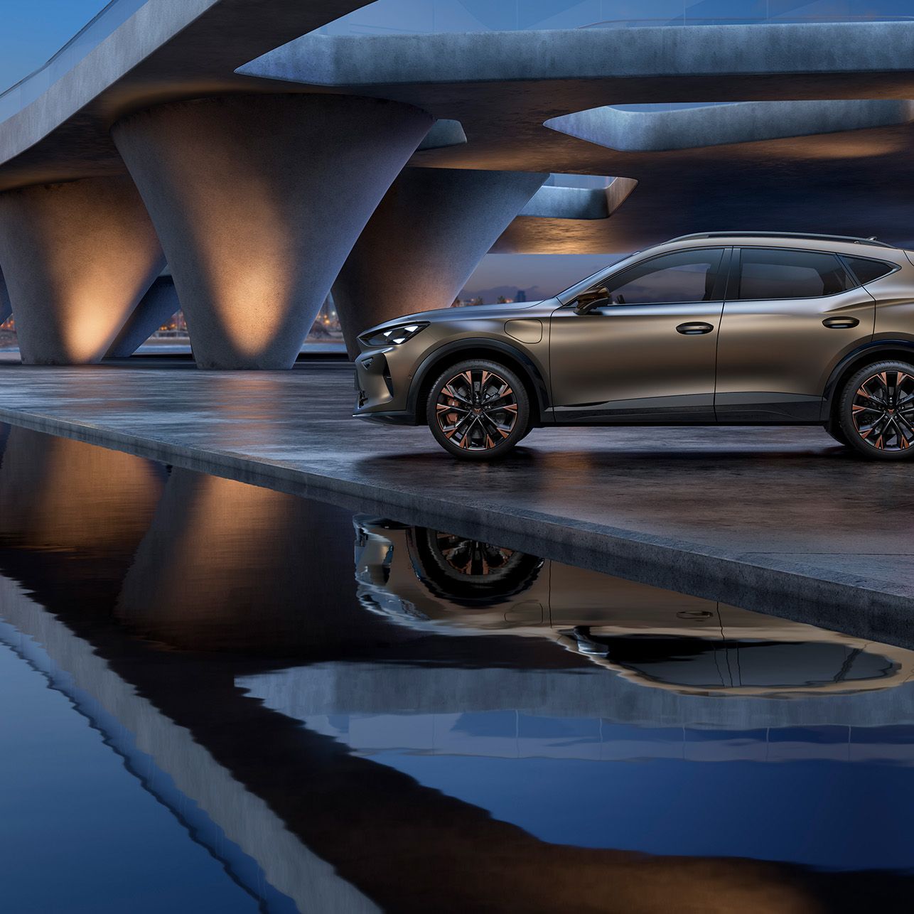 Seitenansicht des CUPRA FORMENTOR