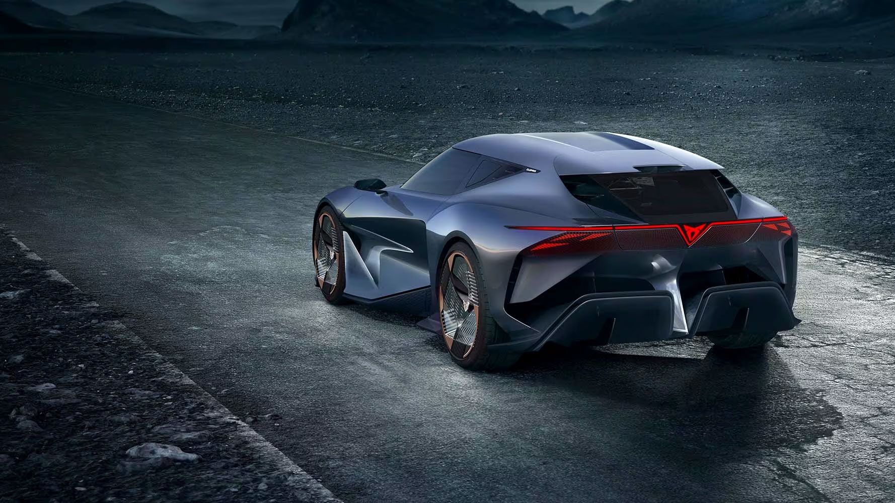 CUPRA DarkRebel Heckansicht