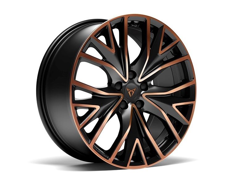 CUPRA LEON Leichtmetallfelgen Schwarz/Kupfer